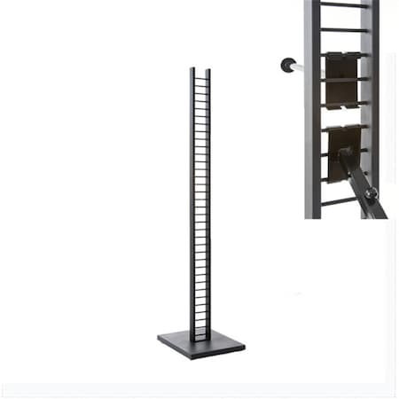 Amko 73 In. Mini Ladder, Matte Black ML73-MAB